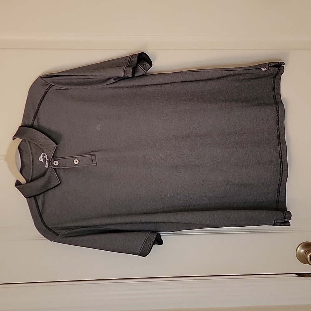 Tommy Bahama, Size M, Gray Polo Shirt.  EUC.